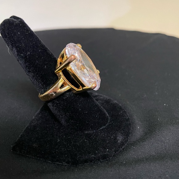 Huge CZ Ring!  Stunning! - Picture 4 of 4